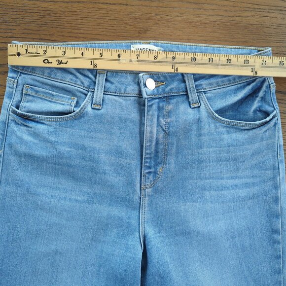 L'agence‎ women's Margot High Rise Cropped Skinny Light blue Jeans size 29 - Picture 9 of 13